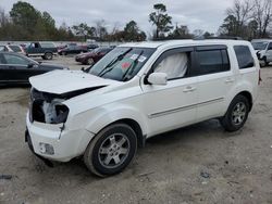 Salvage cars for sale at Hampton, VA auction: 2011 Honda Pilot Touring