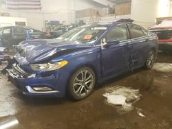 Salvage cars for sale at Ham Lake, MN auction: 2017 Ford Fusion SE