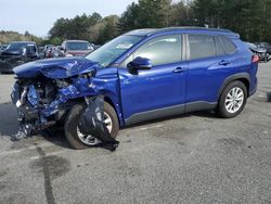 Salvage cars for sale from Copart Exeter, RI: 2023 Toyota Corolla Cross LE