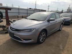 Salvage cars for sale from Copart Chicago Heights, IL: 2015 Chrysler 200 Limited