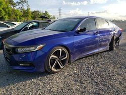 Honda Accord Sport salvage cars for sale: 2018 Honda Accord Sport