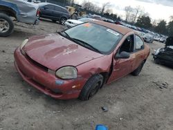 Plymouth Neon Base salvage cars for sale: 2001 Plymouth Neon Base