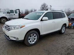 Salvage cars for sale at Baltimore, MD auction: 2012 Toyota Highlander Base