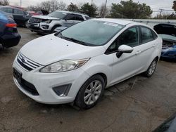 Ford Fiesta SEL salvage cars for sale: 2012 Ford Fiesta SEL