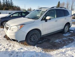 Salvage cars for sale from Copart Bowmanville, ON: 2015 Subaru Forester 2.5I Touring