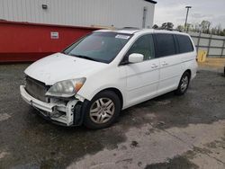 Honda salvage cars for sale: 2007 Honda Odyssey EXL