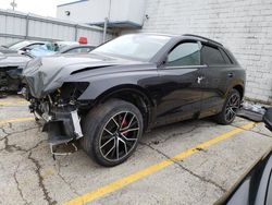 Salvage cars for sale at Chicago Heights, IL auction: 2020 Audi Q8 Prestige S-Line