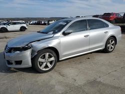 Salvage cars for sale from Copart Grand Prairie, TX: 2012 Volkswagen Passat SE