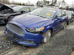 Salvage cars for sale at Waldorf, MD auction: 2013 Ford Fusion SE Hybrid