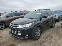 Salvage cars for sale from Copart North Las Vegas, NV: 2017 Toyota Highlander SE
