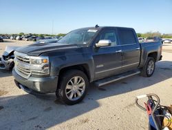 Salvage cars for sale at San Antonio, TX auction: 2017 Chevrolet Silverado K1500 High Country