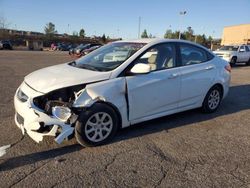 Salvage cars for sale at Gaston, SC auction: 2013 Hyundai Accent GLS