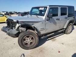 Salvage cars for sale at San Antonio, TX auction: 2011 Jeep Wrangler Unlimited Sport
