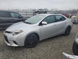 Salvage cars for sale from Copart Louisville, KY: 2014 Toyota Corolla L