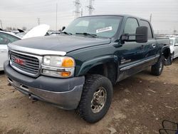 Salvage cars for sale from Copart Elgin, IL: 2002 GMC Sierra K2500 Heavy Duty