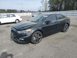 Salvage cars for sale from Copart Dunn, NC: 2017 Ford Fusion Sport