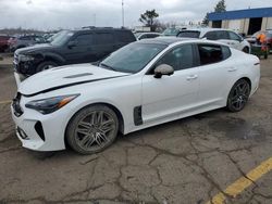 Salvage cars for sale at Woodhaven, MI auction: 2022 KIA Stinger GT2
