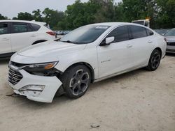 Salvage cars for sale from Copart Ocala, FL: 2021 Chevrolet Malibu LT