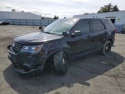 Salvage cars for sale from Copart Vallejo, CA: 2017 Ford Explorer Police Interceptor