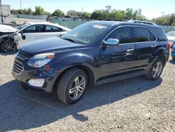 Salvage cars for sale from Copart Riverview, FL: 2016 Chevrolet Equinox LTZ