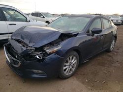 Salvage cars for sale from Copart Elgin, IL: 2017 Mazda 3 Sport