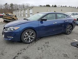 Salvage cars for sale at Exeter, RI auction: 2018 Nissan Maxima 3.5S