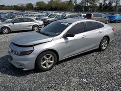 Salvage cars for sale from Copart Byron, GA: 2017 Chevrolet Malibu LS