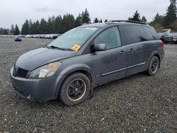 Nissan Quest Vehiculos salvage en venta: 2006 Nissan Quest S