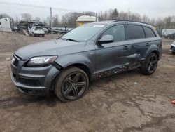 Salvage cars for sale from Copart Chalfont, PA: 2013 Audi Q7 Prestige