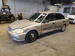 Salvage cars for sale at Wheeling, IL auction: 2000 Honda Civic LX