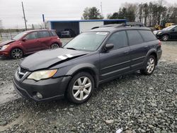 Salvage cars for sale at Mebane, NC auction: 2008 Subaru Outback 2.5I Limited