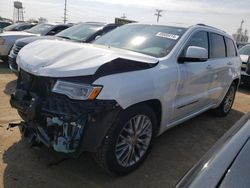 Jeep Grand Cherokee Summit salvage cars for sale: 2017 Jeep Grand Cherokee Summit