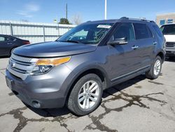 Ford Explorer salvage cars for sale: 2013 Ford Explorer XLT