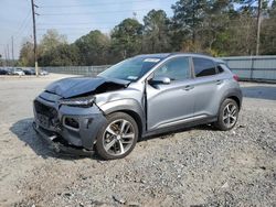Salvage cars for sale from Copart Savannah, GA: 2018 Hyundai Kona Limited