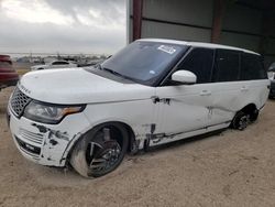 Salvage cars for sale from Copart Houston, TX: 2015 Land Rover Range Rover HSE