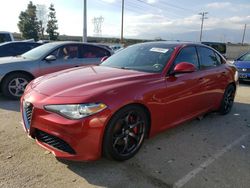 Alfa Romeo Giulia TI salvage cars for sale: 2017 Alfa Romeo Giulia TI