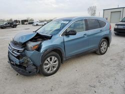 Salvage cars for sale at Kansas City, KS auction: 2014 Honda CR-V EXL