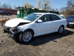 Toyota Vehiculos salvage en venta: 2012 Toyota Camry Hybrid