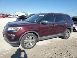 Salvage cars for sale at Haslet, TX auction: 2018 Ford Explorer Platinum