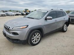 Salvage cars for sale at San Antonio, TX auction: 2015 Jeep Cherokee Latitude