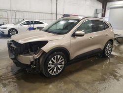 Salvage cars for sale at Avon, MN auction: 2020 Ford Escape Titanium