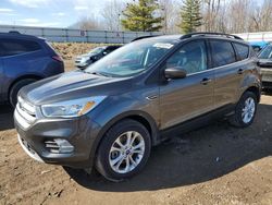 Vehiculos salvage en venta de Copart Davison, MI: 2018 Ford Escape SE