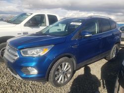 Salvage cars for sale at Reno, NV auction: 2017 Ford Escape Titanium