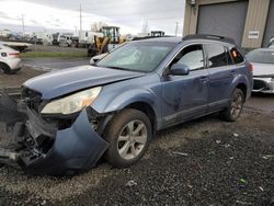 Salvage cars for sale from Copart Eugene, OR: 2013 Subaru Outback 2.5I Premium