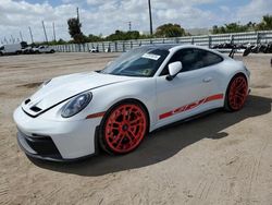 Salvage cars for sale at Miami, FL auction: 2022 Porsche 911 GT3