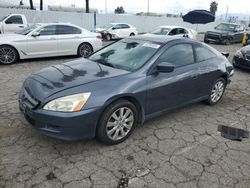 Salvage cars for sale from Copart Van Nuys, CA: 2007 Honda Accord EX