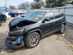 Salvage cars for sale from Copart Moraine, OH: 2020 Jeep Cherokee Latitude Plus