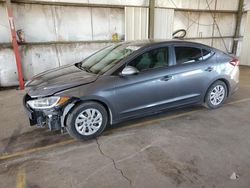 Salvage cars for sale at Phoenix, AZ auction: 2018 Hyundai Elantra SE