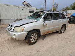 Salvage cars for sale from Copart Oklahoma City, OK: 2004 Toyota Highlander Base