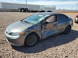 Salvage cars for sale at Phoenix, AZ auction: 2012 Honda Civic LX